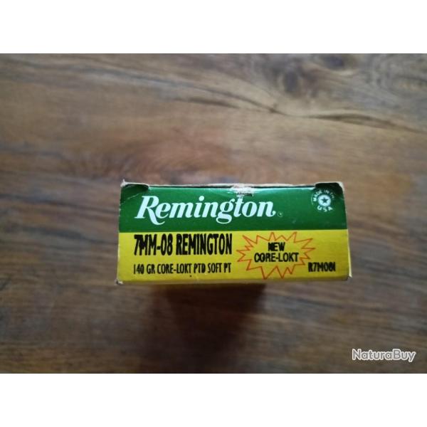 7mm-08 Remington Core Lokt 140gr
