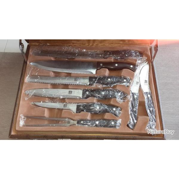 mallette de couteaux cuisinier Berkendorf 24 pices
