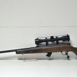 OP 22 LR - Carabine à verrou Savage Stevens bois calibre 22LR + lunette 4x32 + silencieux