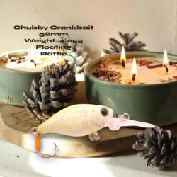 Poisson Nageur Artisanal "Candle" - Leurre Dur de Pêche pour Truites, Perches et Brochets