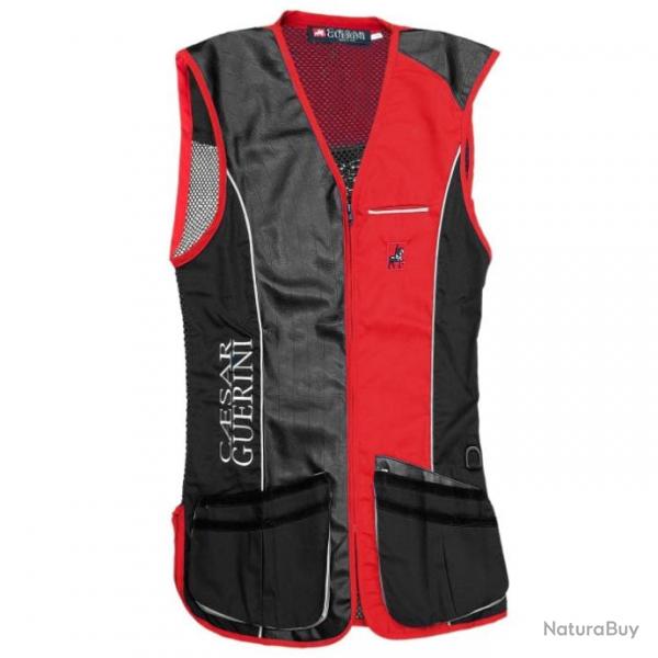 Gilet de tir Caesar Gurini - L / Droitier / Rouge