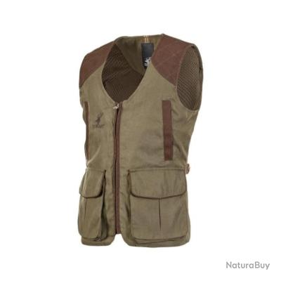 Gilet cargo chasse pêche kaki/blaze Gander Mountain - 3XL