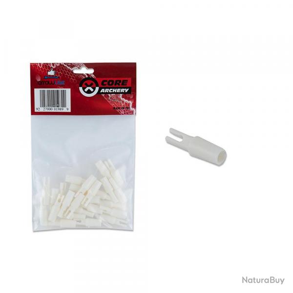 Lot de 25 encoches Overfit Core 5 mm Blanc