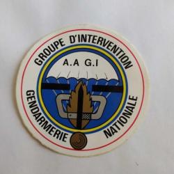 AUTOCOLLANT GENDARMERIE NATIONALE  GIGN  A.A.G.I