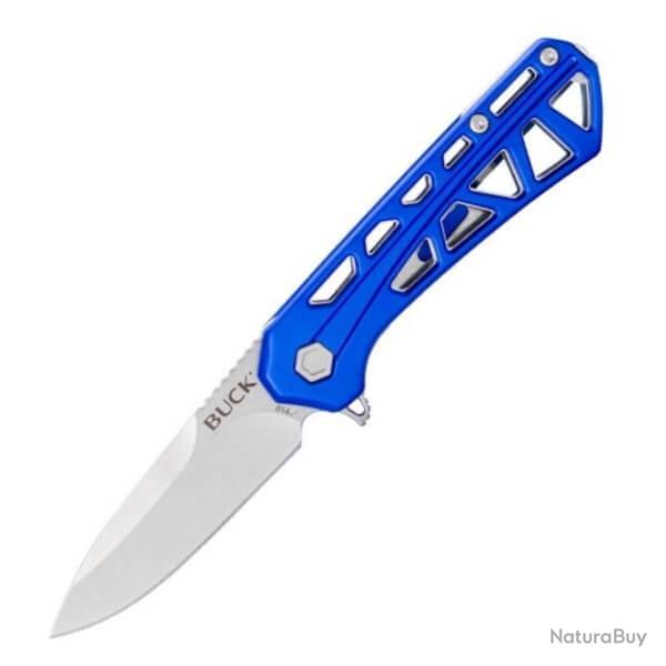 BU0814BLS Couteau pliant EDC Buck Mini Trace bleu