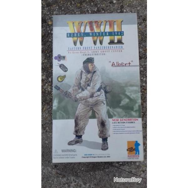 Figurine 1/6 eme Albert Panzer Grenadier Hiver 1942