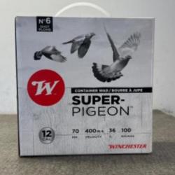 Pack Winchester Super Pigeon Calibre 12/70