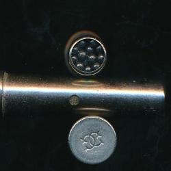 (12891) Une belle cartouche 9mm Flobert double charge  pour collection Inerte Usine marque GG