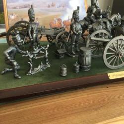 soldat et figurines scene bataille napoleon  d austerlitz