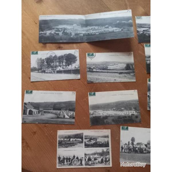 Cartes postales courtine camp ww1