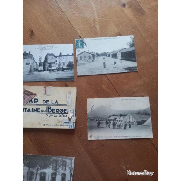 Cartes postales militaire camp du berger  ww1