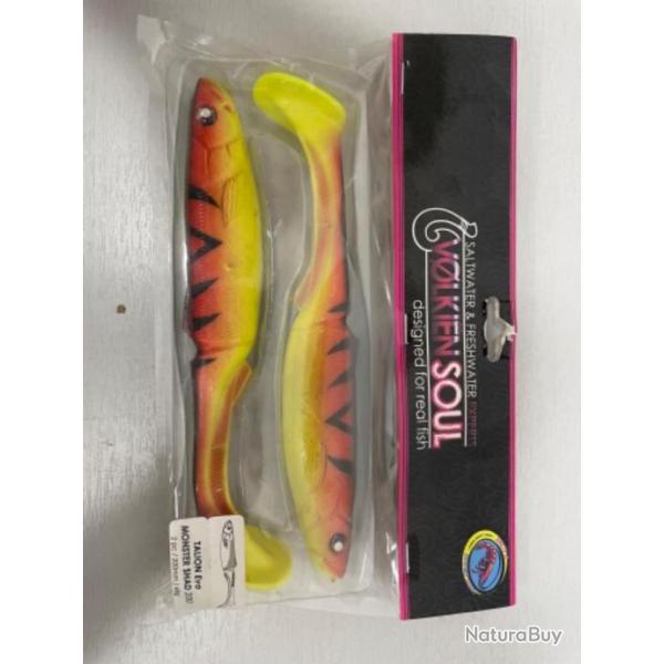 !! LEURRE VOLKIEN SOUL TALION EVO SHAD 200 RED TIGER