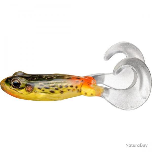Leurre Souple Live Target Freestyle Frog 7,5cm Emerald / Red