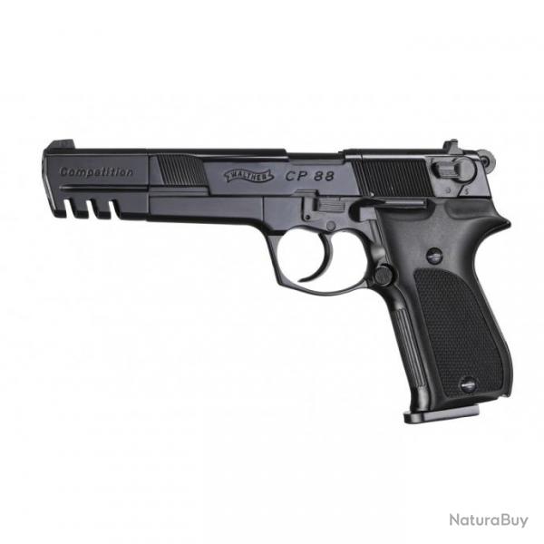 Pistolet  plomb Walther Cp88 competition 5.6" Co2 - Cal. 4.5 - Black