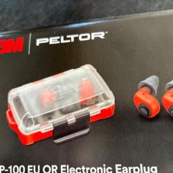 Protection auditive oreillettes électroniques 3M PELTOR EEP-100-ORANGE