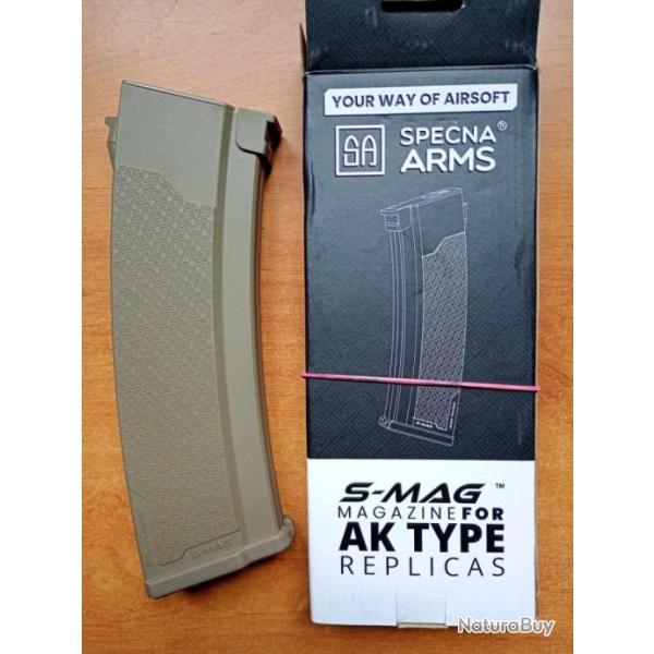 Chargeur SPECNA ARMS AK series S-MAG MID-CAP TAN