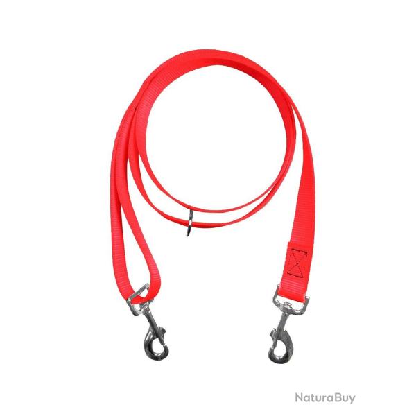 LAISSE POLYPROPYLENE TRAQUEUR 180CM ORANGE