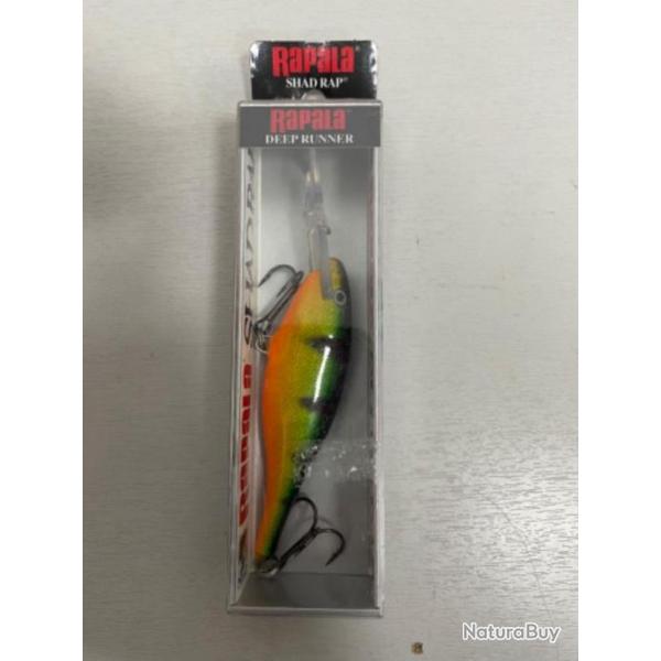 !! LEURRE RAPALA SHADRAP SR-9 COULEUR PERCH