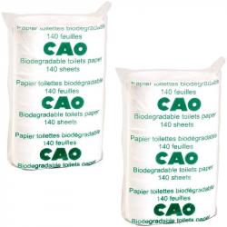 Papier toilette biodégradable CAO (lot de 2 rouleaux)
