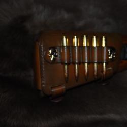cartouchière de crosse en cuir pour Mauser k98