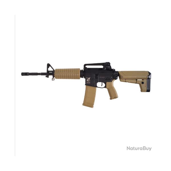 M4 / AR15 CLASSIC CHARLIE noir/tan 1,2 joule livre avec batterie 9,6 V et chargeur