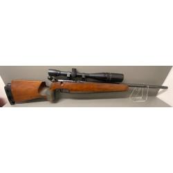 Carabine Anschutz match modèle 1807 mono coup calibre 22lr avec lunette Sightron SII BIG SKY 36x42