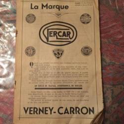 ancien catalogue armes verney caron 1937