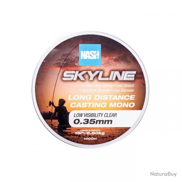 Monofilament Nash Skyline Monoclear 1000m 35/100-15LBS