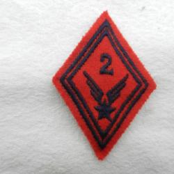 insigne tissus  badge  français losange de bras 2°R.H.C. Artillerie A.L.A.T.