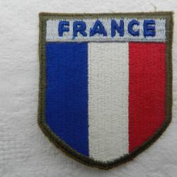 insigne tricolore militaire en tissus régimentaire français