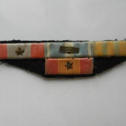 barrettes de rappels de décoration - médailles dont Moyen Orient.
