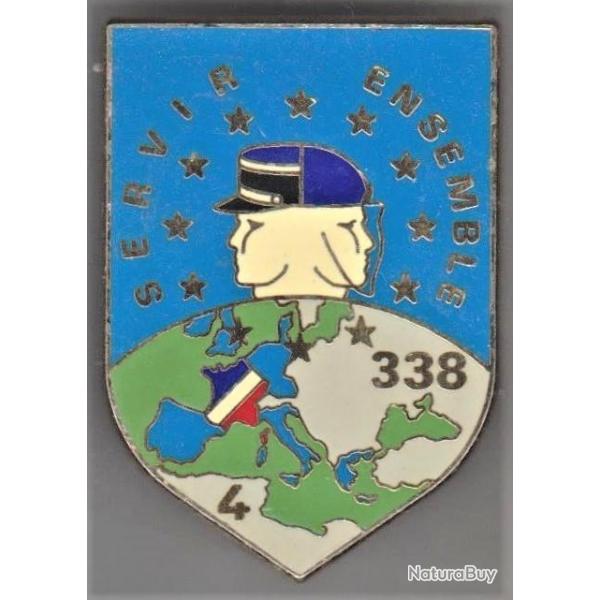 ESOG 338/ 4 Cie. 338 Stage d'Elve Sous-Officier Gendarme/ 4 Compagnie. Delsart.