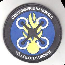 Gendarmerie Nationale. Télépilotes de drones. Titre d'épaule velcro.