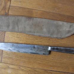 Ancien couteau artisanat des tranchées (1914-1918)