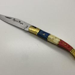 Couteau de poche Le Bougna 22 cm ouvert manche républicain.