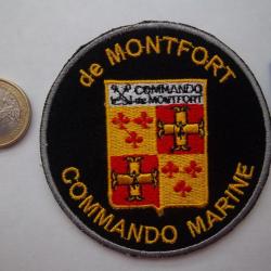 écusson commando marine de Montfort élite forces spéciales garnison Lorient