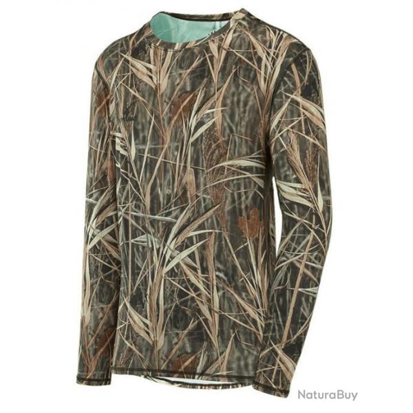 Tee shirt  manches longues ORSET TEE LS Stagunt camo reeds