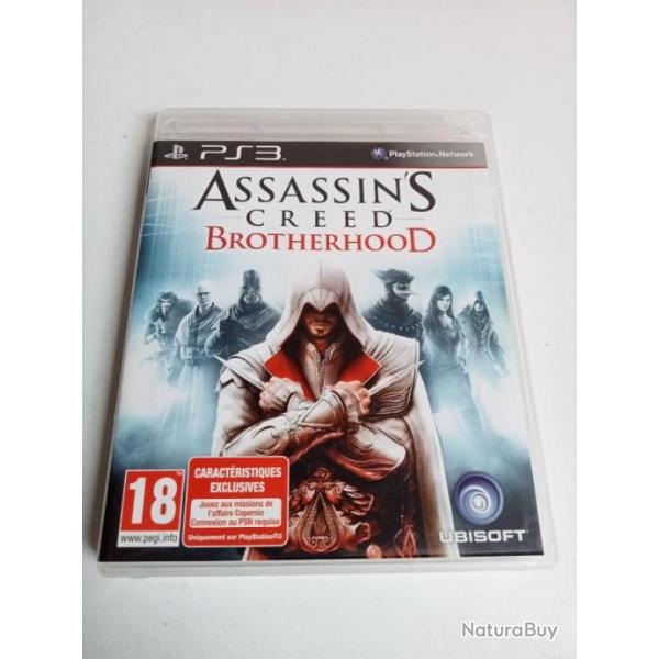 assinssin's Creed Brotherhood avec notice sur ps3 trs bon tat