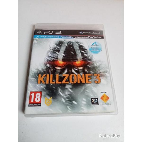 Killzone 3 avec notice sur ps3 trs bon tat