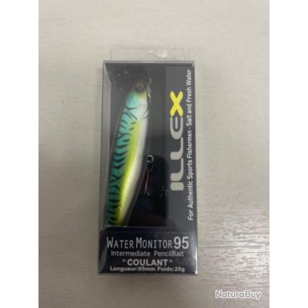 !! LEURRE ILLEX WATER MONITOR 95 GREEN MACKEREL