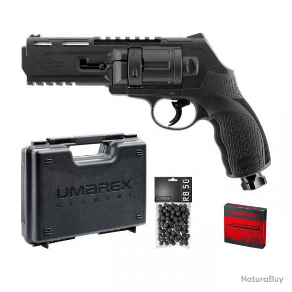 Revolver de dfense UMAREX t4e tr50 cal.50 gen2 blk 13 joules + 100 billes + 5co2 + mallette
