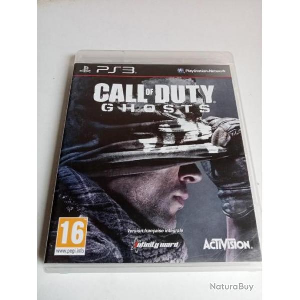 call of duty Ghosts avec notice sur ps3
