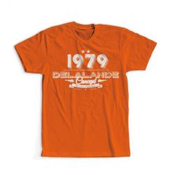 Tee-shirt LF 1979 manches courtes orange - DELALANDE L