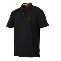 Polo Shirt Noir et Orange - FOX M