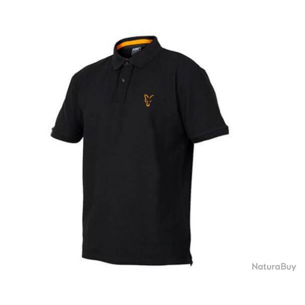 Polo Shirt Noir et Orange FOX