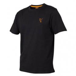 T-shirt Noir et Orange - FOX S