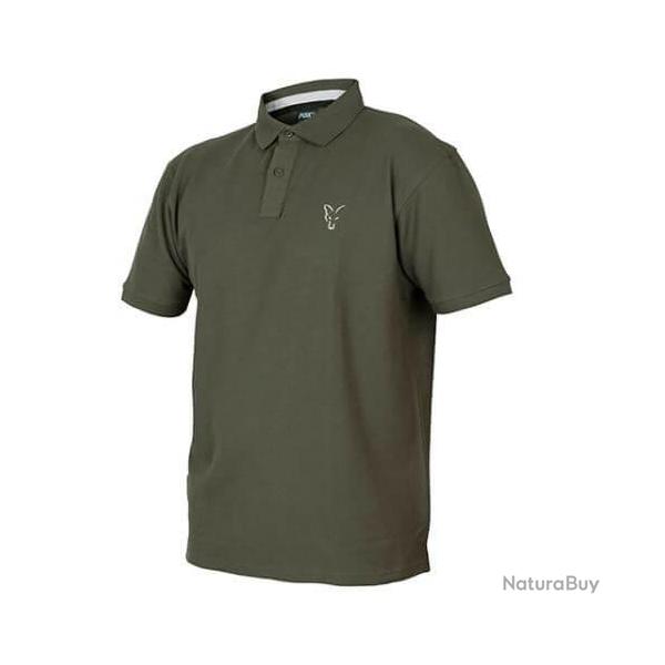 Polo Shirt Vert et Argent FOX