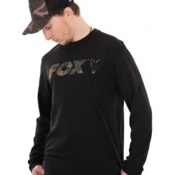 T-shirt à manches longues Noir/Camouflage - FOX M
