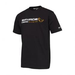 T shirt Signature logo SAVAGE GEAR noir