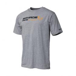 T shirt Signature logo SAVAGE GEAR gris